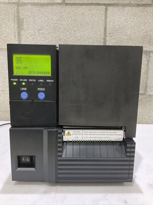 SATO GT408E BAR CODE PRINTER 240V 1.5 A 50/60 HZ U3S
