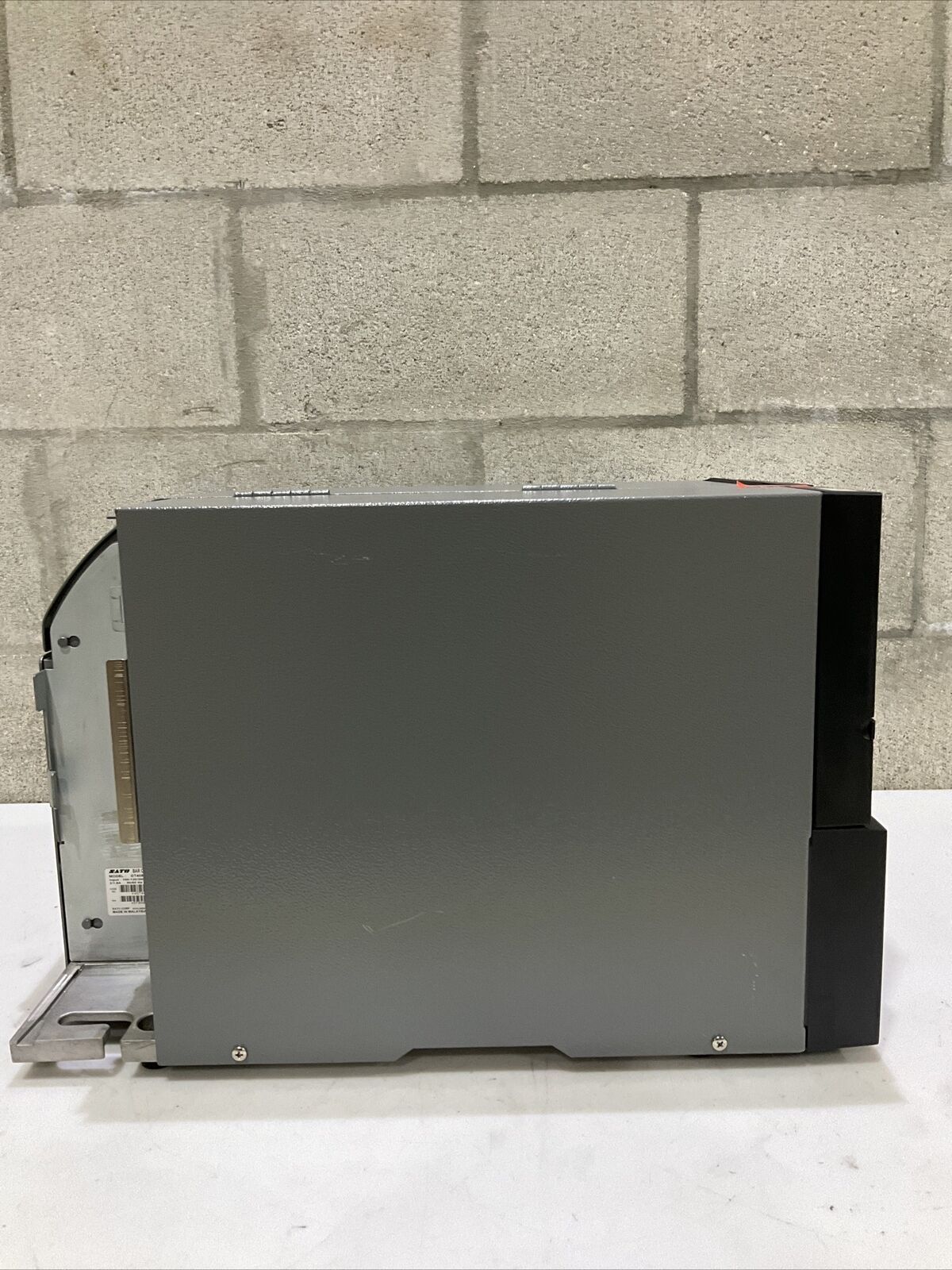 SATO GT408E BAR CODE PRINTER 240V 1.5 A 50/60 HZ U3S