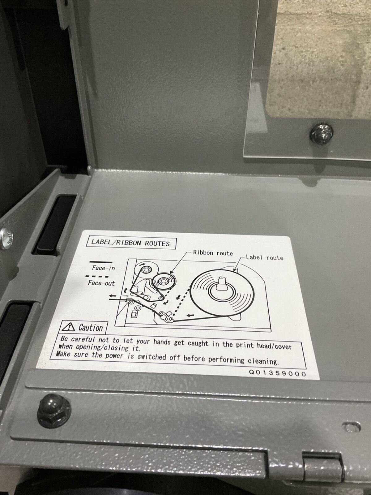 SATO GT408E BAR CODE PRINTER 240V 1.5 A 50/60 HZ U3S