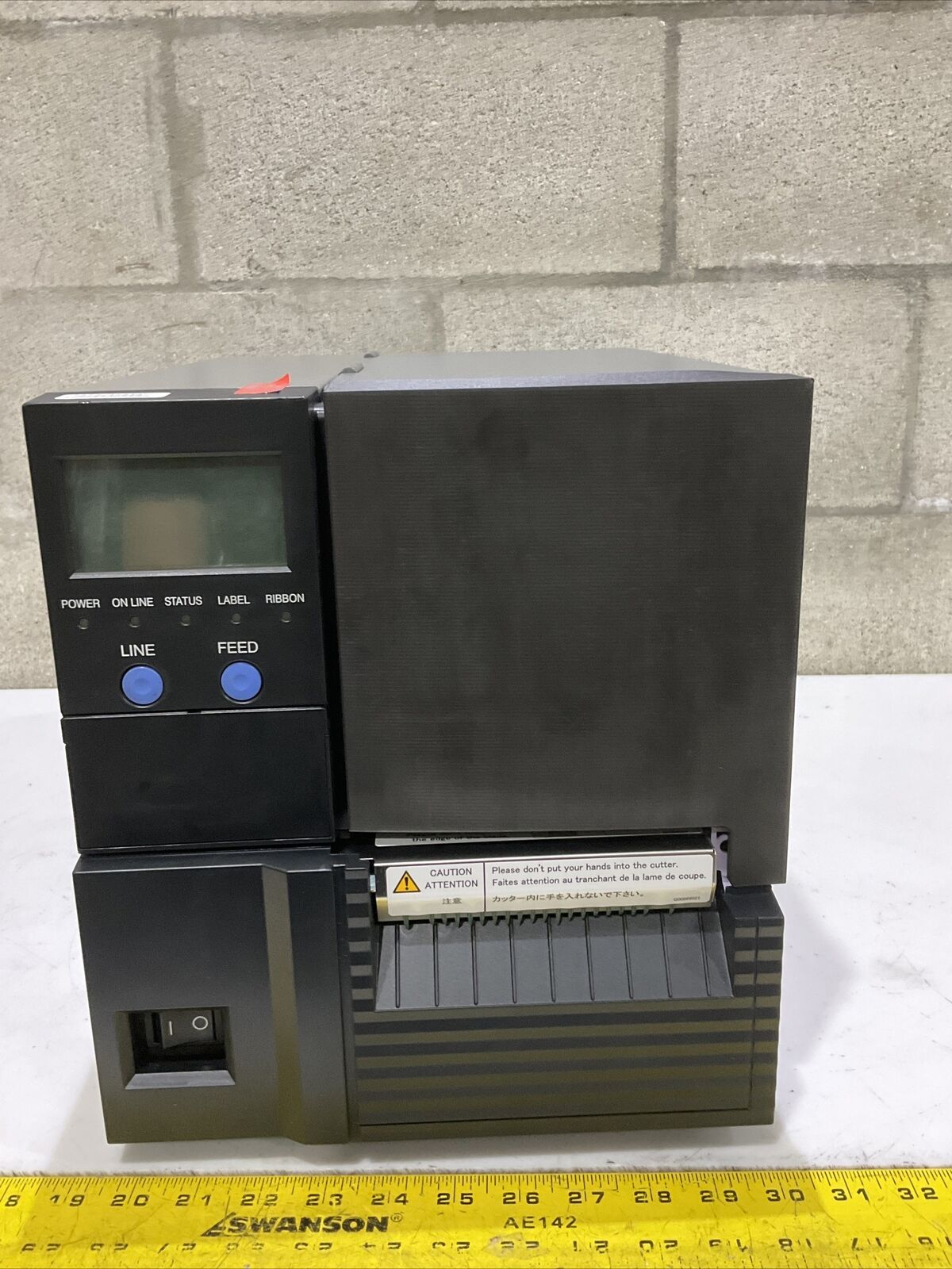 SATO GT408E BAR CODE PRINTER 240V 1.5 A 50/60 HZ U3S