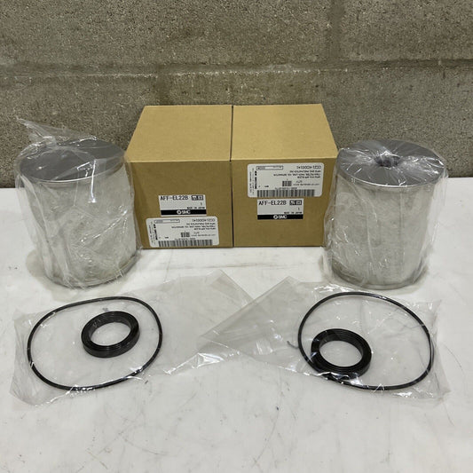 SMC AFF-EL22B MAIN LINE OIL SEPARATOR FILTER LOT OF 2  U3S