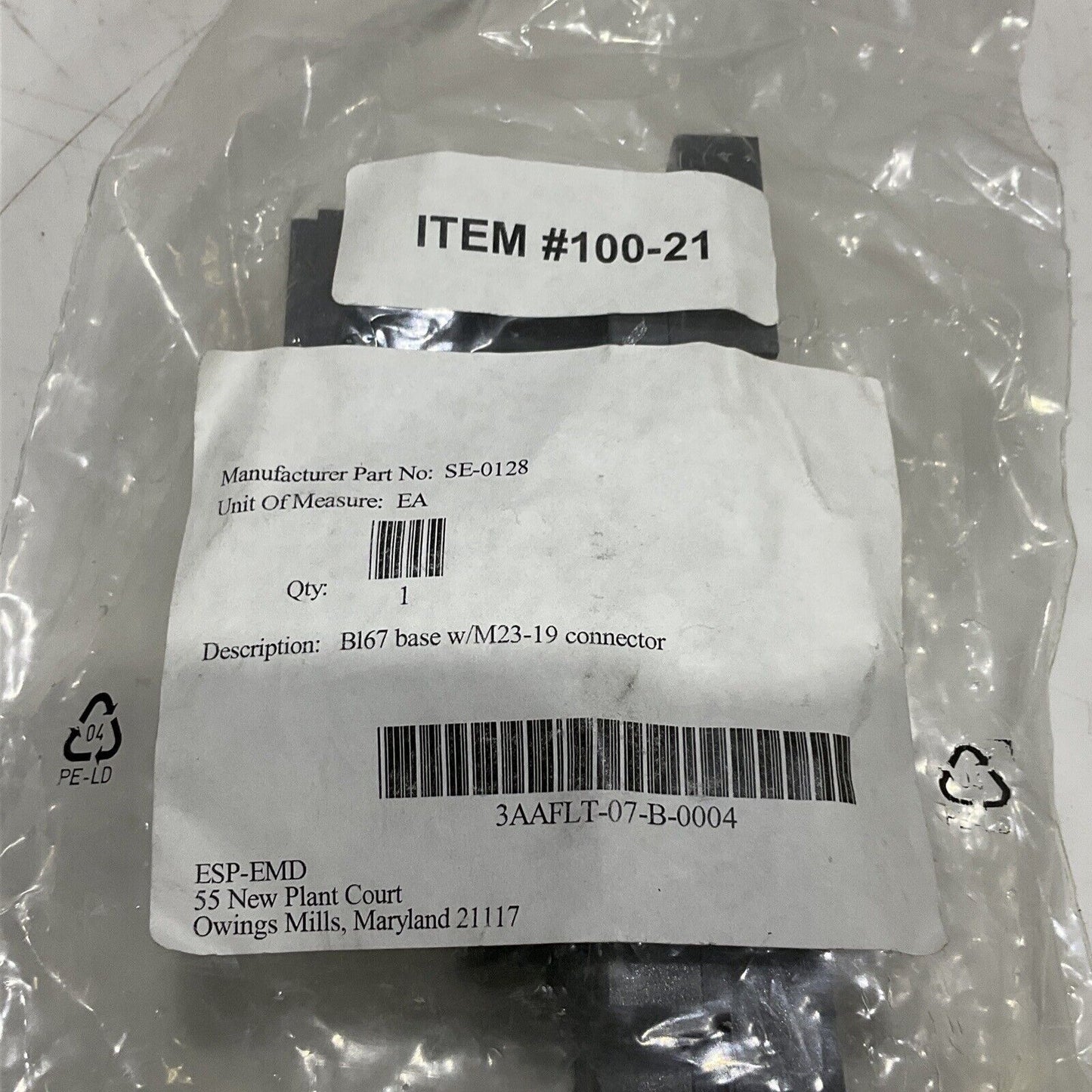 TURCK BL67-B-1M23 BASE 8 PORT CONNECTOR 12 PIN M23 U3S