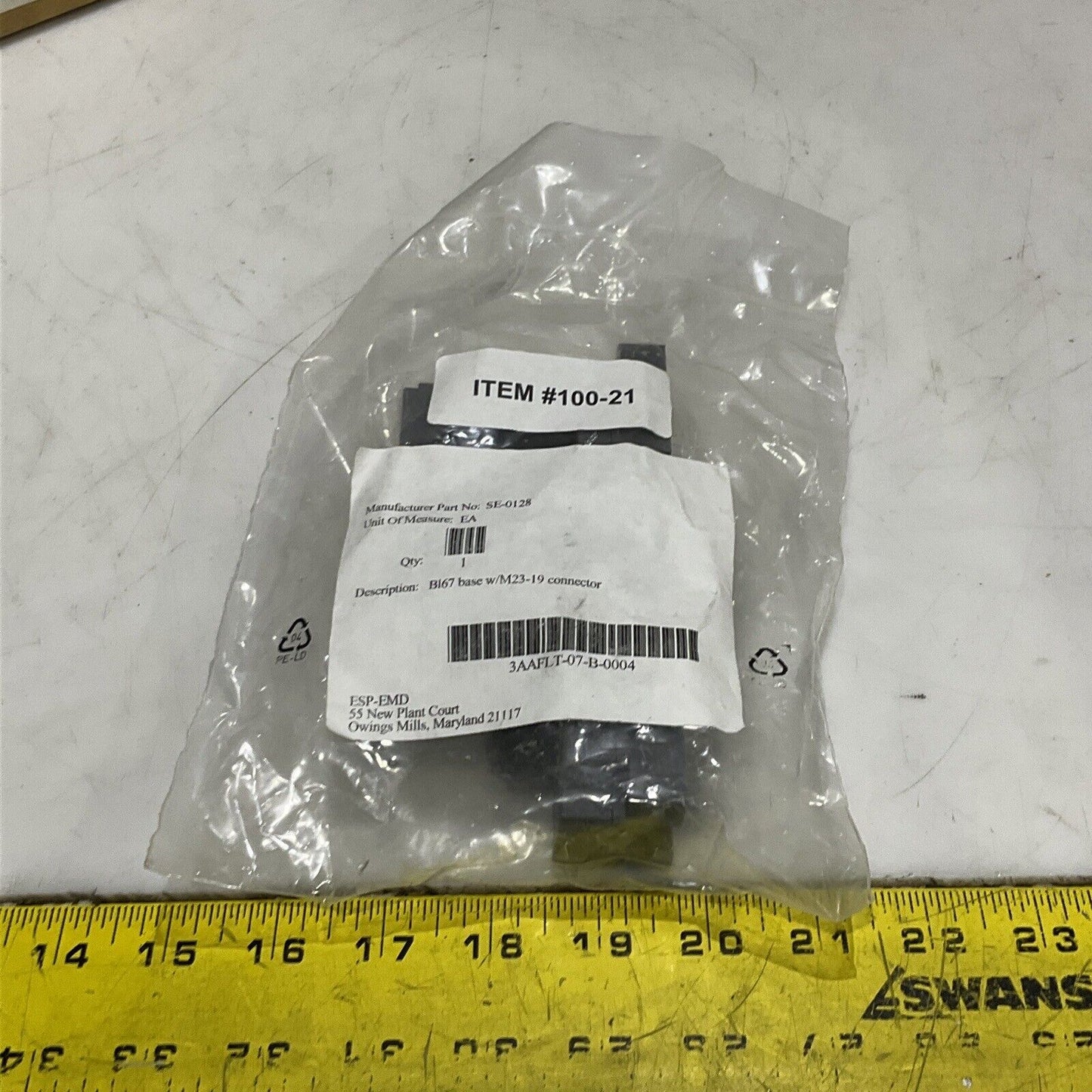 TURCK BL67-B-1M23 BASE 8 PORT CONNECTOR 12 PIN M23 U3S