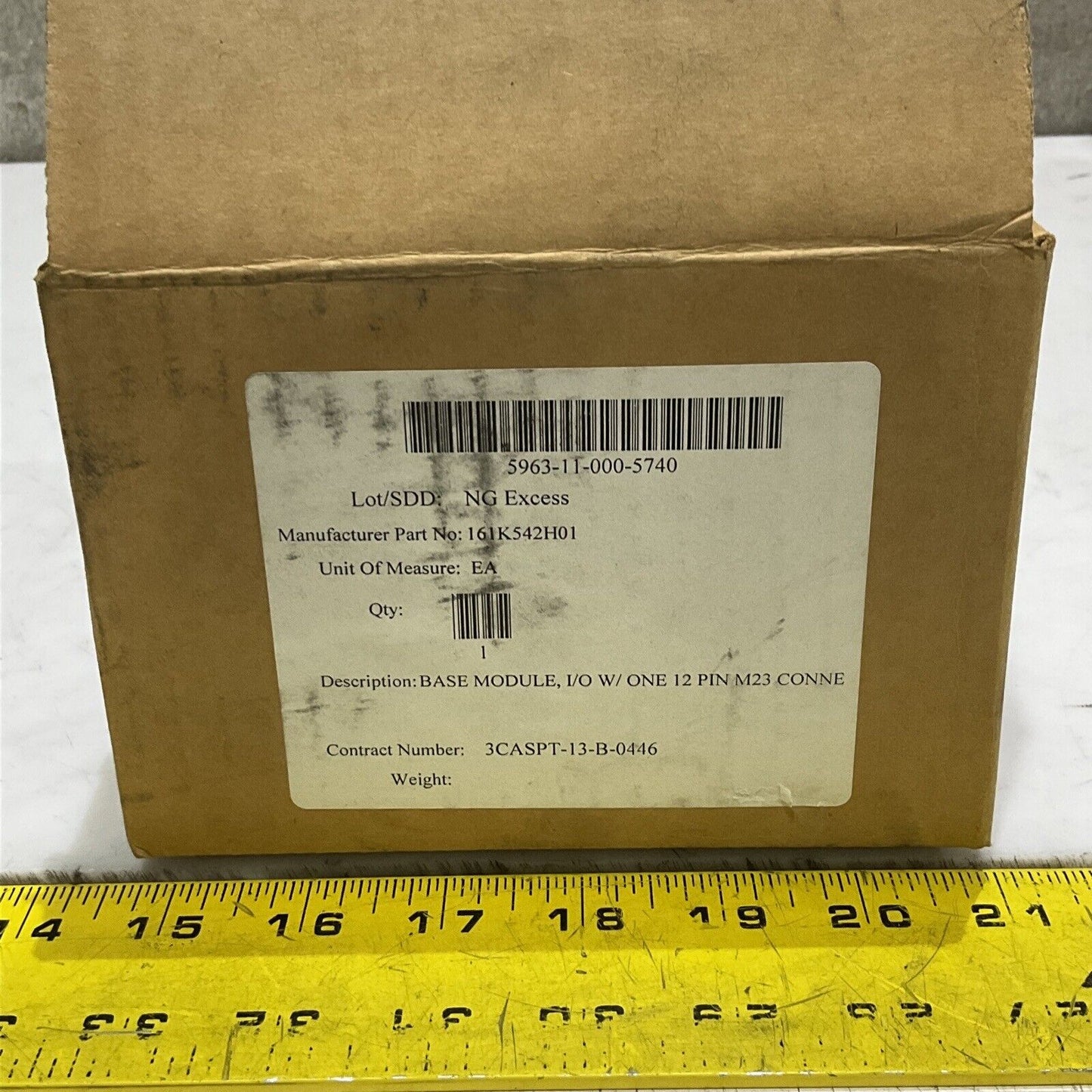 TURCK BL67-B-1M23 BASE 8 PORT CONNECTOR 12 PIN M23 U3S