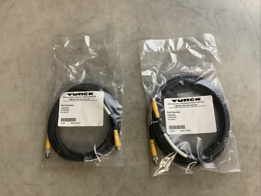 TURCK U2-14312 174K246G01 CABLE ASSEMBLY U3S - LOT OF 2