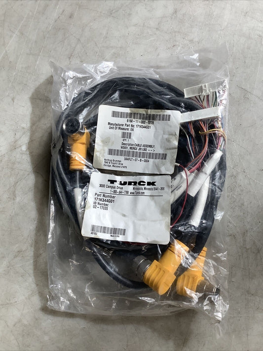 TURCK 171K344G01 3AAFLT-07-B-0004 CABLE ASSEMBLY U3S