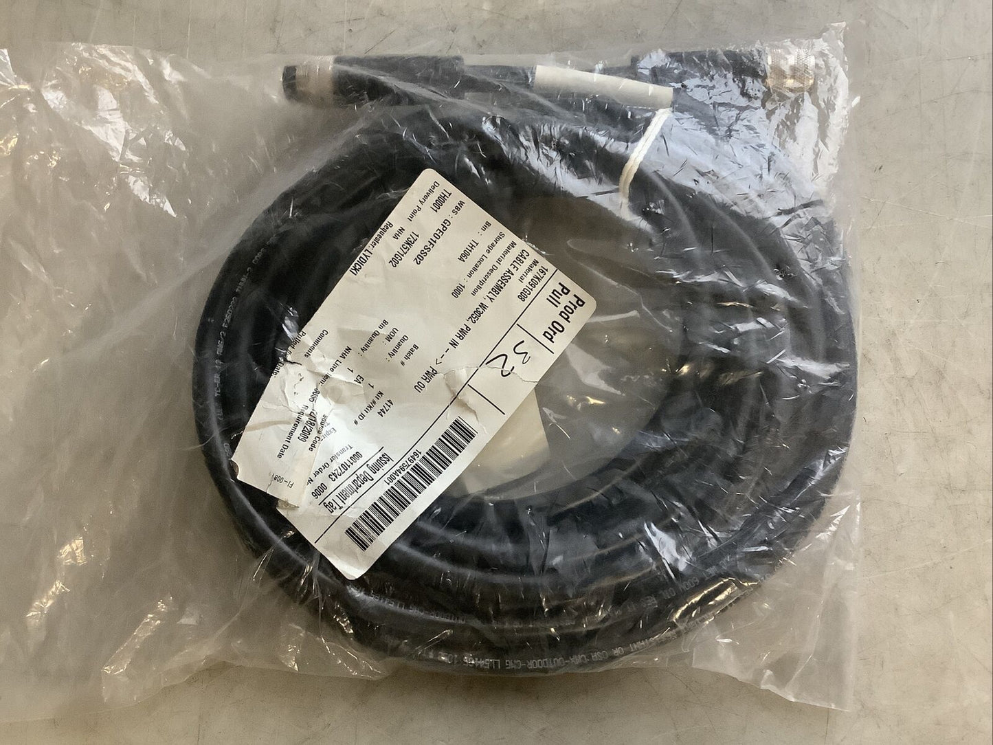TURCK 167K091G08 U2-13021 CABLE ASSEMBLY U3S