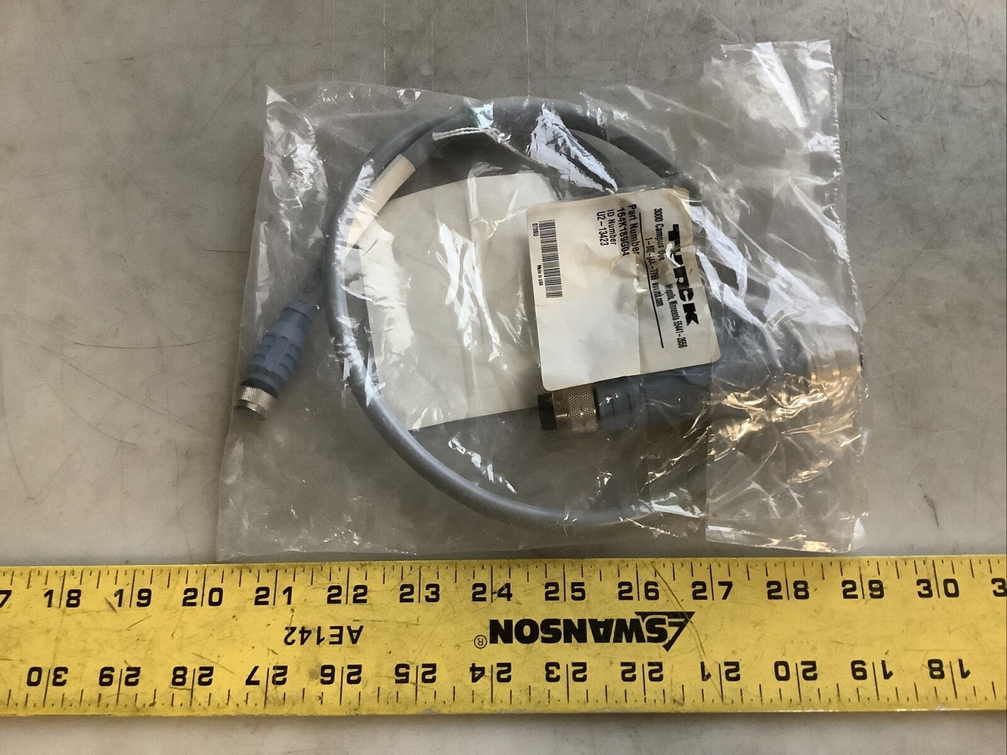 TURCK 164K189G04 U2-13423 CABLE ASSEMBLY U3S