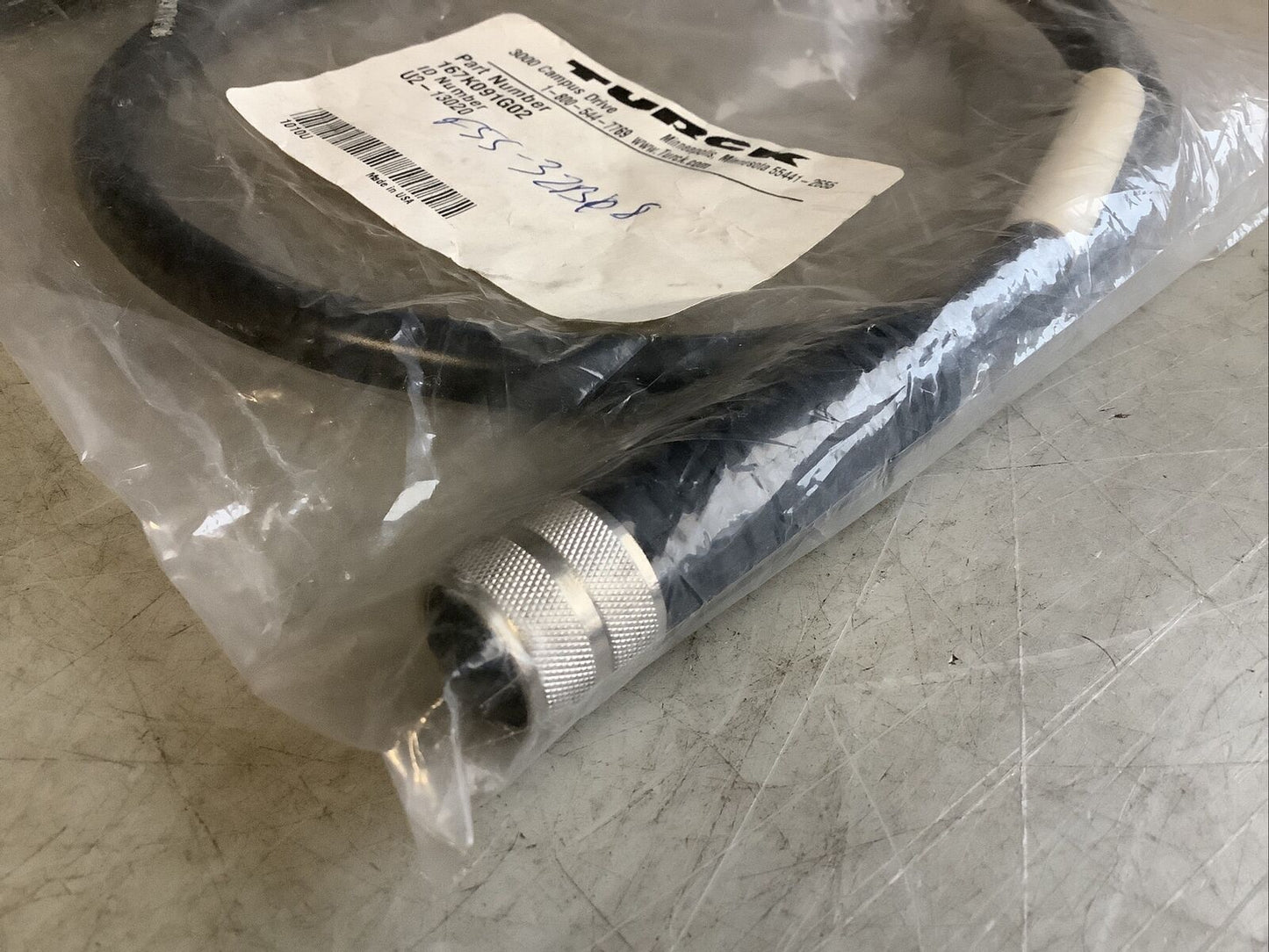 TURCK 167K091G02 U2-13020 CABLE ASSEMBLY U3S - LOT OF 2