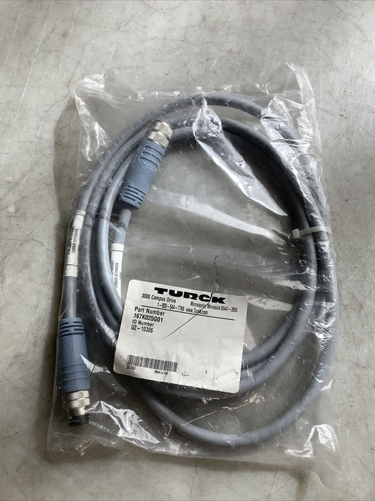 TURCK 167K025G01 U2-10306 CABLE ASSEMBLY U3S