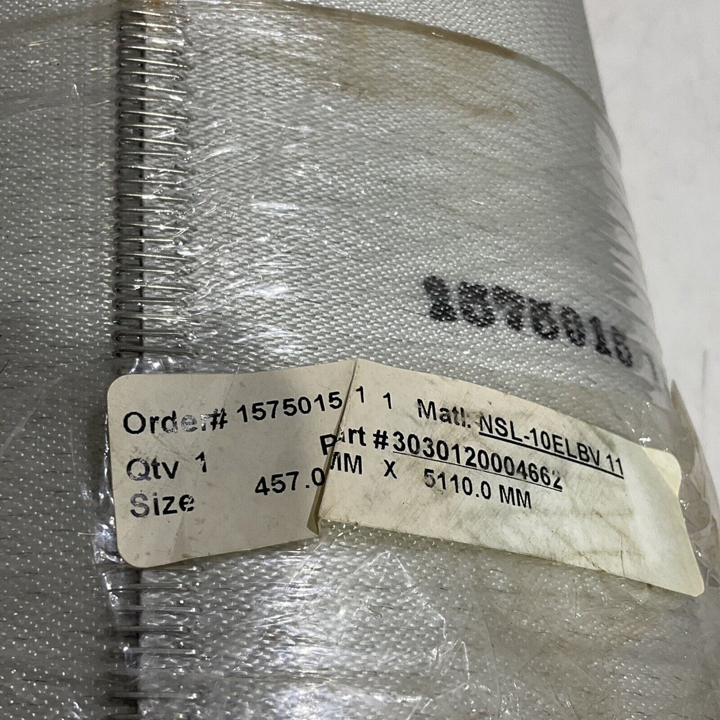 HASBASIT AMERICA NSL-10ELBV 11 HABAFLOW BELT EXTENSION 201 IN X 18 IN U3S