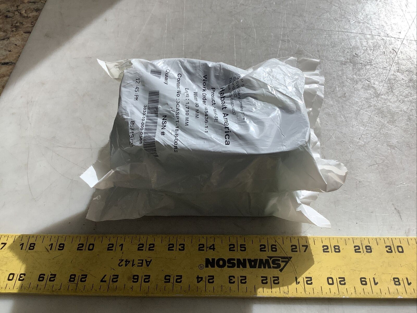 HABASIT AMERICA MAM-5E CONVEYOR BELTS 50 MM X 1710 MM U3S - LOT OF 2