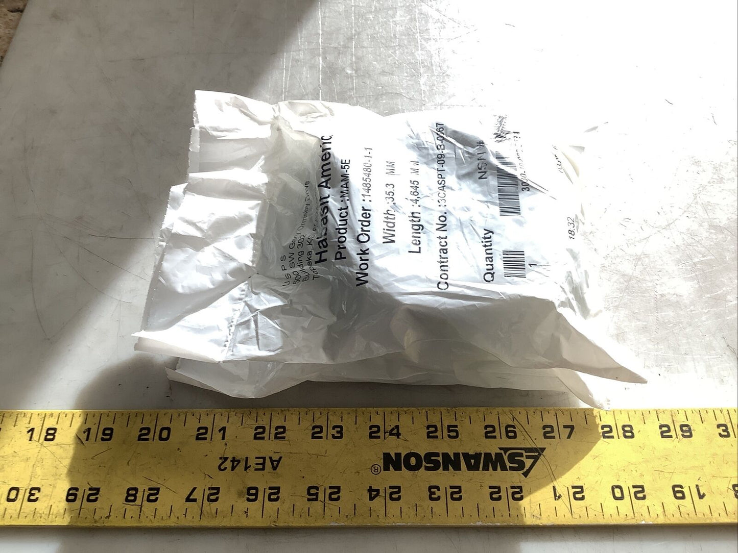 HABASIT AMERICA MAM-5E CONVEYOR BELTS 35.3 MM X 4645 MM U3S - LOT OF 2