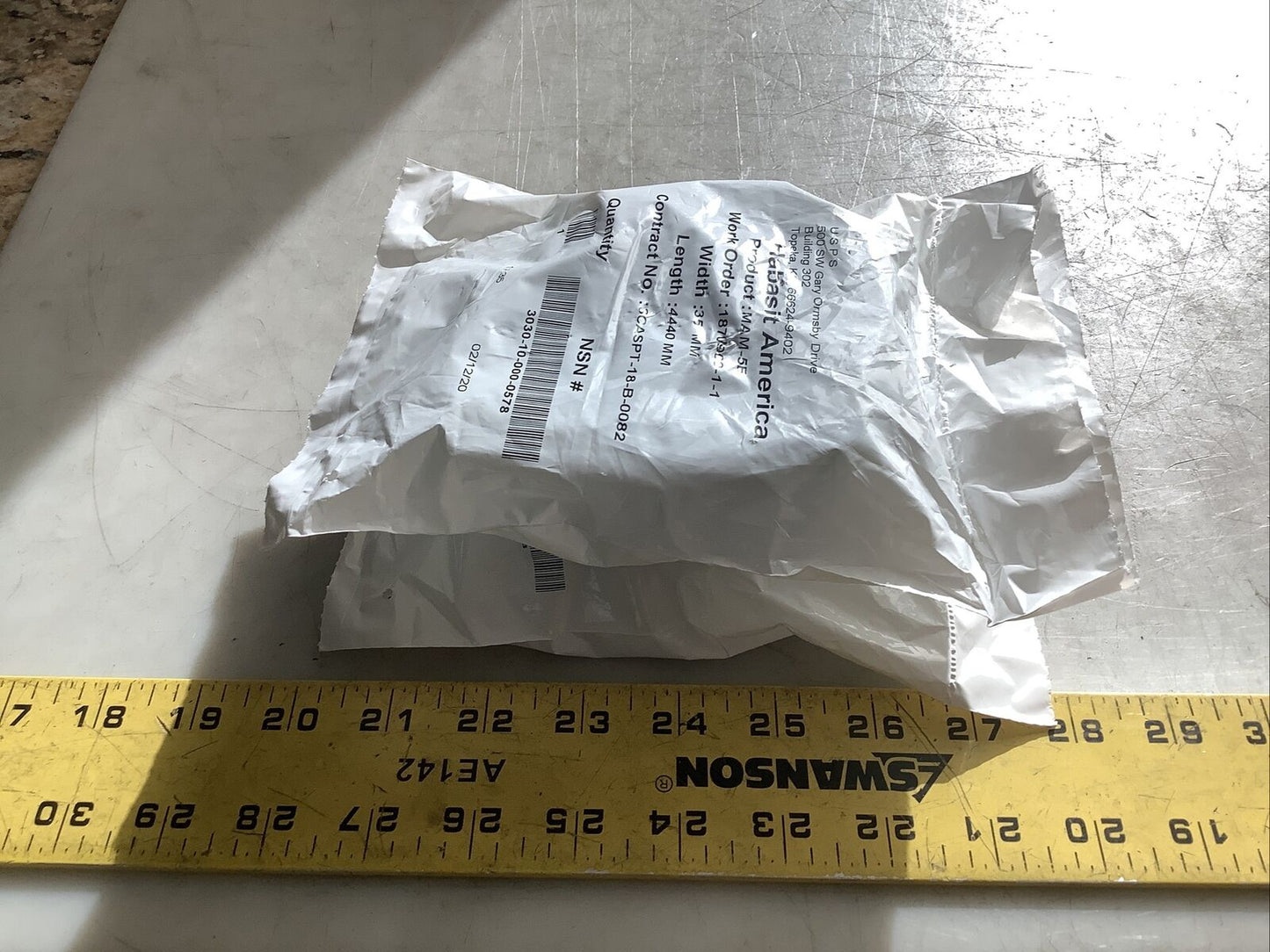 HABASIT AMERICA MAM-5E CONVEYOR BELTS 35 MM X 4440 MM U3S - LOT OF 2