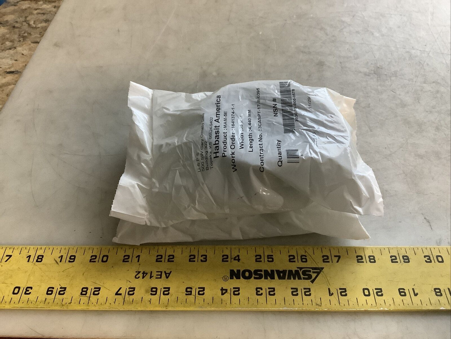 HABASIT AMERICA MAM-5E CONVEYOR BELTS 35 MM X 4440 MM U3S - LOT OF 2