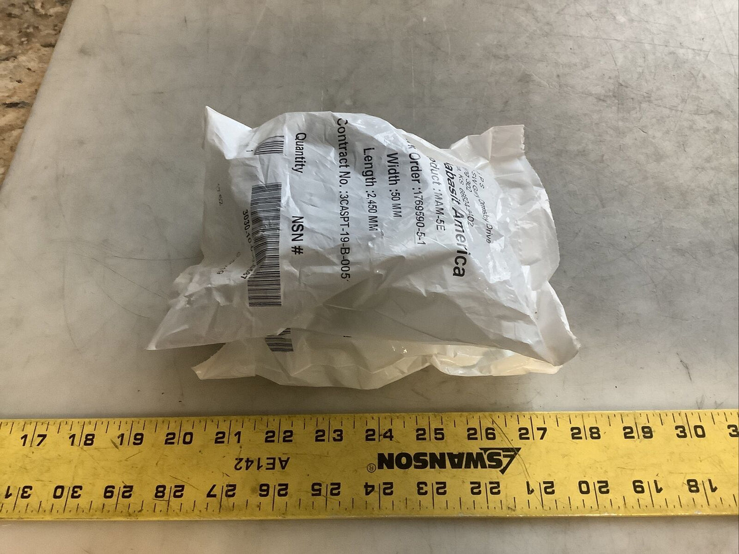 HABASIT AMERICA MAM-5E CONVEYOR BELTS 50 MM X 2450 MM U3S - LOT OF 2