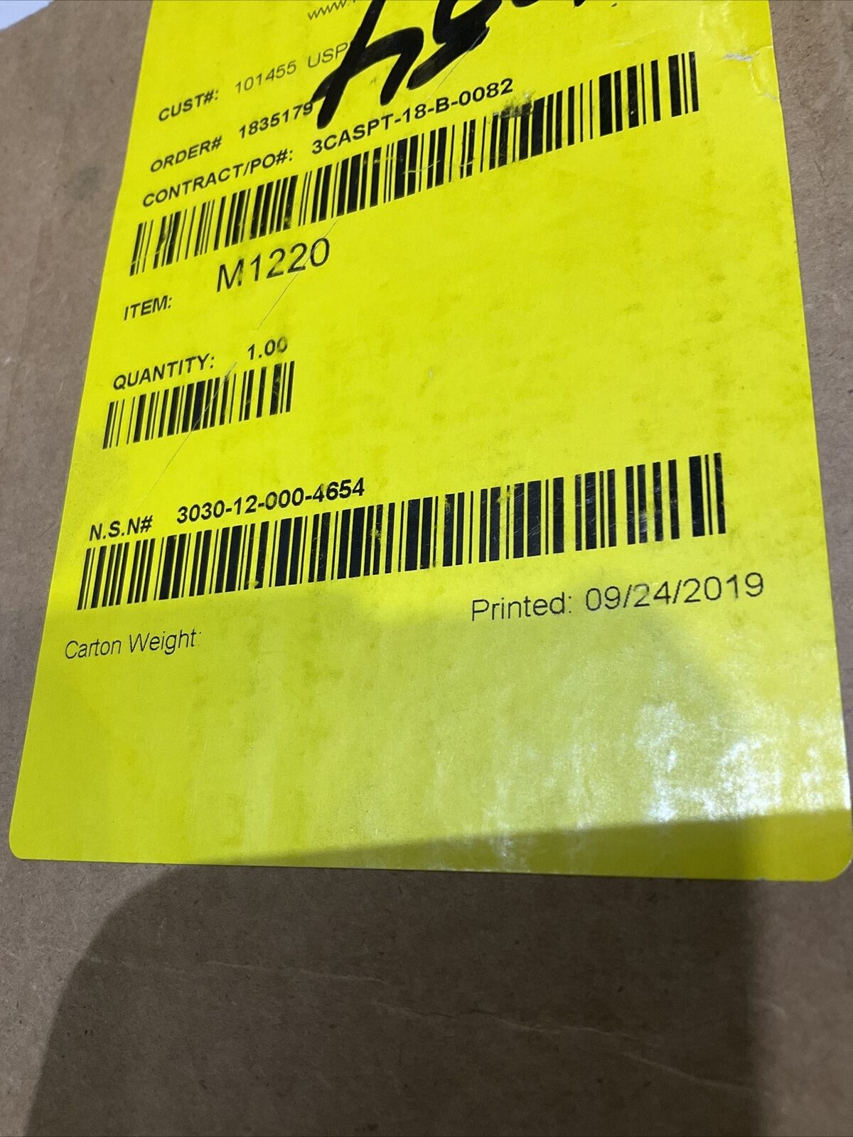 HABASIT AMERICA M1220 MODULAR BELTING 18 IN X 53 IN U3S