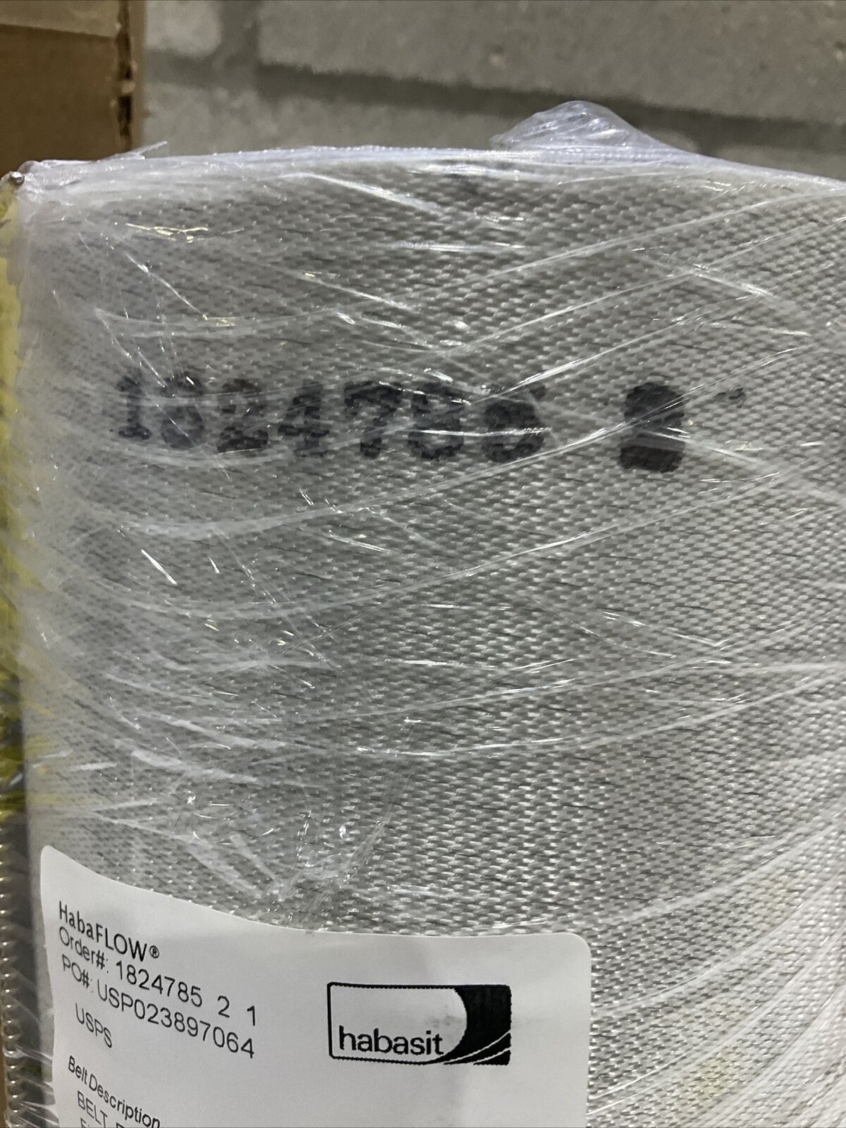 HASBASIT AMERICA NSL-10ELBV 11 HABAFLOW BELT EXTENSION 201 IN X 18 IN U3S