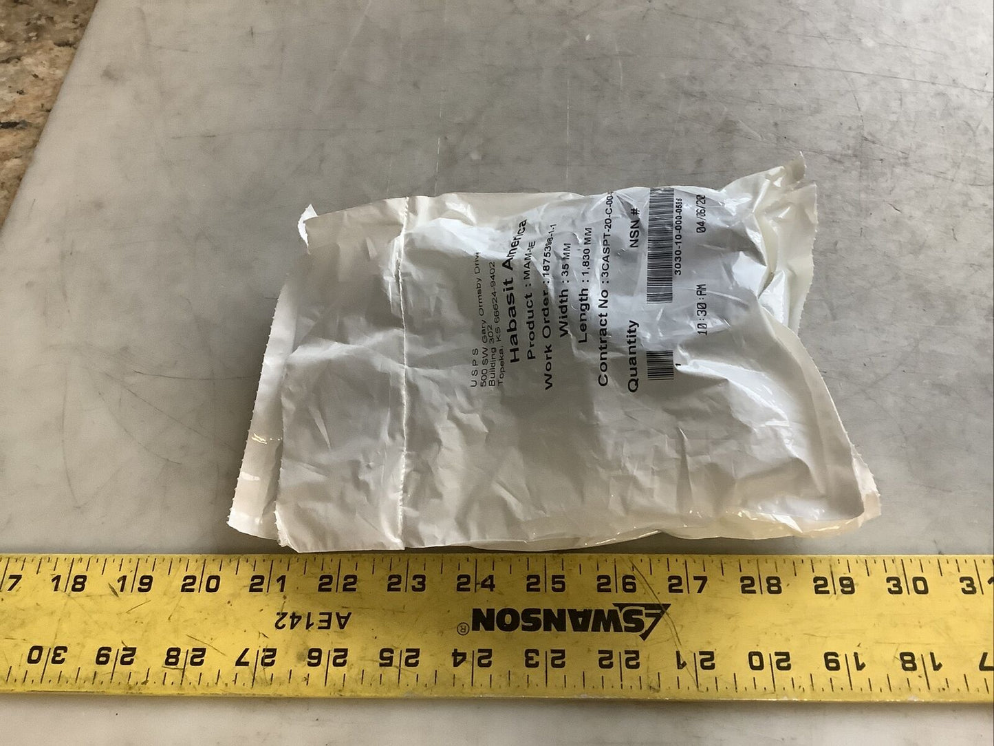 HABASIT AMERICA MAM-5E CONVEYOR BELTS 35 MM X 1830 MM U3S - LOT OF 3