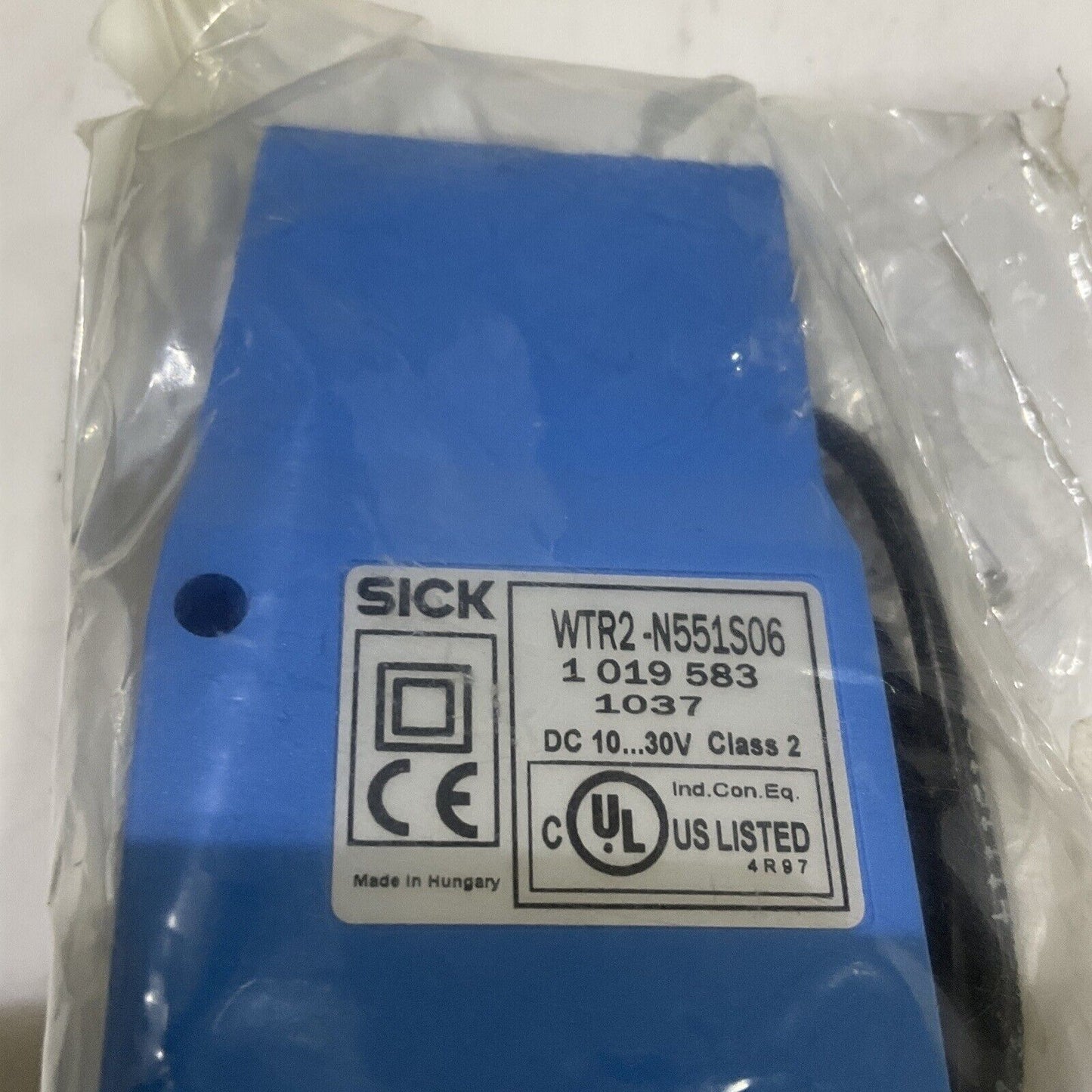SICK WTR2-N551S06 OPTIC ELECTRONIC PHOTOELECTRIC PROXIMITY SWITCH U3S