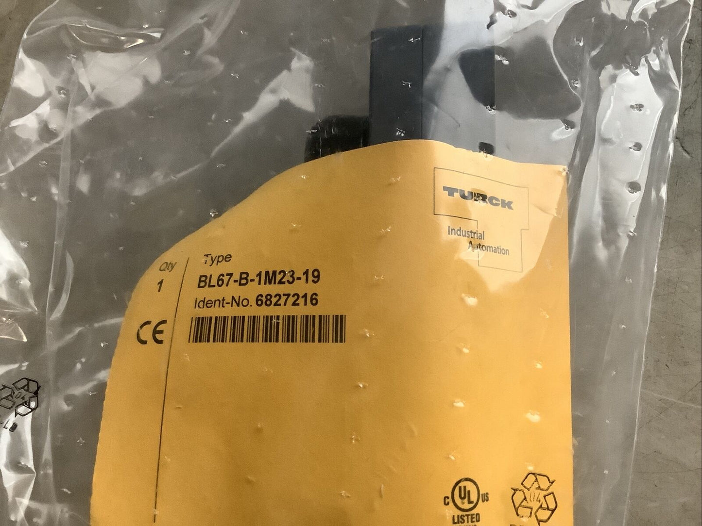 TURCK 6827216 BL67-B-1M23-19 SYSTEM BASE MODULE U3S