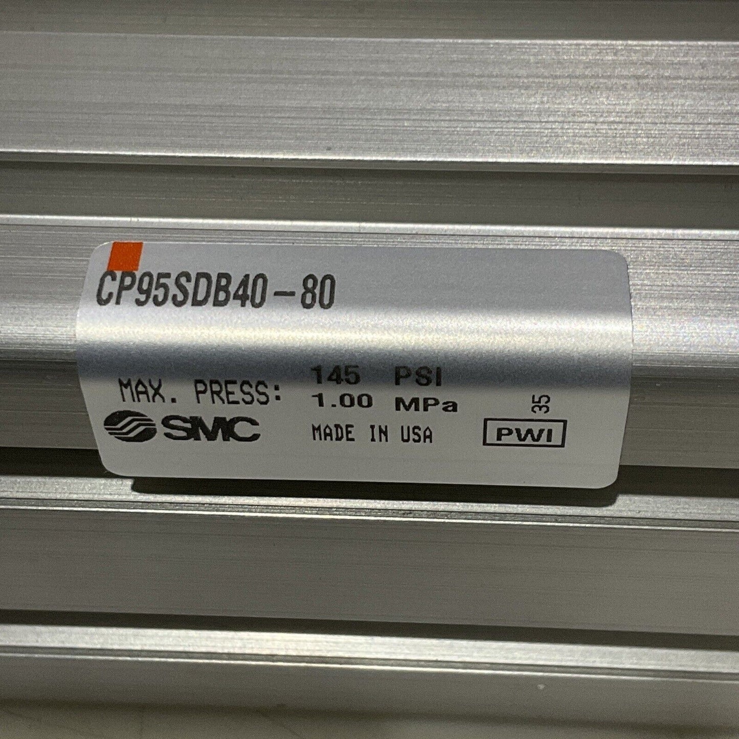 SMC CP95SDB40-80 PNEUMATIC AIR CYLINDER ASSEMBLY LIFT 145 PSI U3S