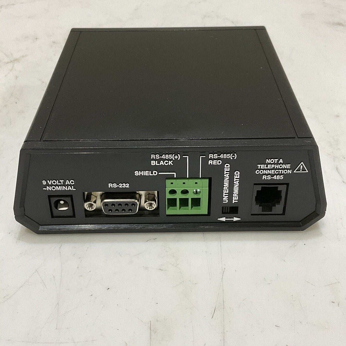 AMS RS-232/RS-485 10881111 CONVERTER 9 VAC 50/60 HZ .150A U3S