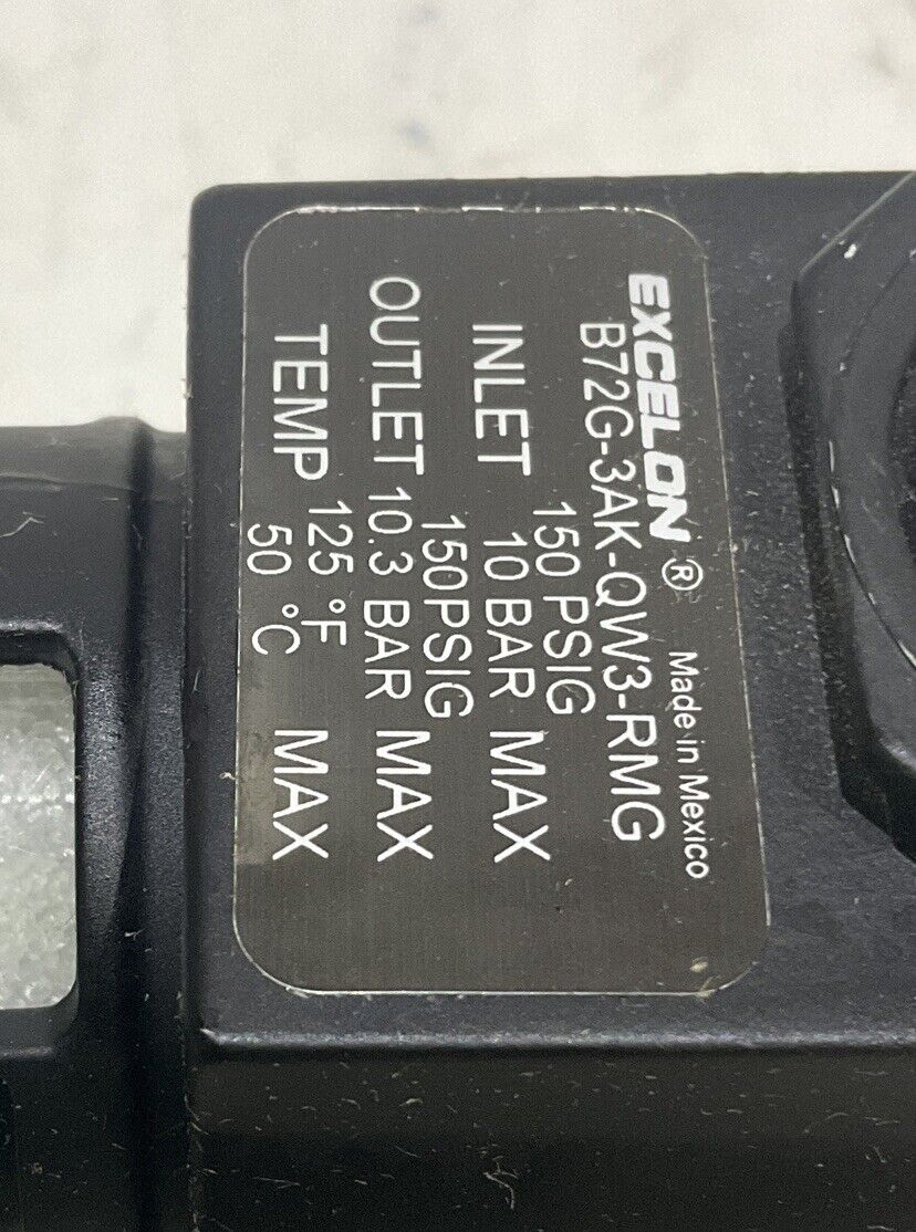 NORGREN  B72G-3AK-QW3-RMG PNEUMATIC FILTER/ REGULATOR 150 PSIG U3S