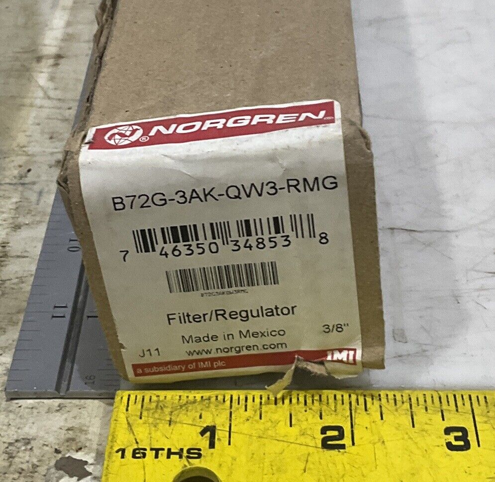 NORGREN  B72G-3AK-QW3-RMG PNEUMATIC FILTER/ REGULATOR 150 PSIG U3S