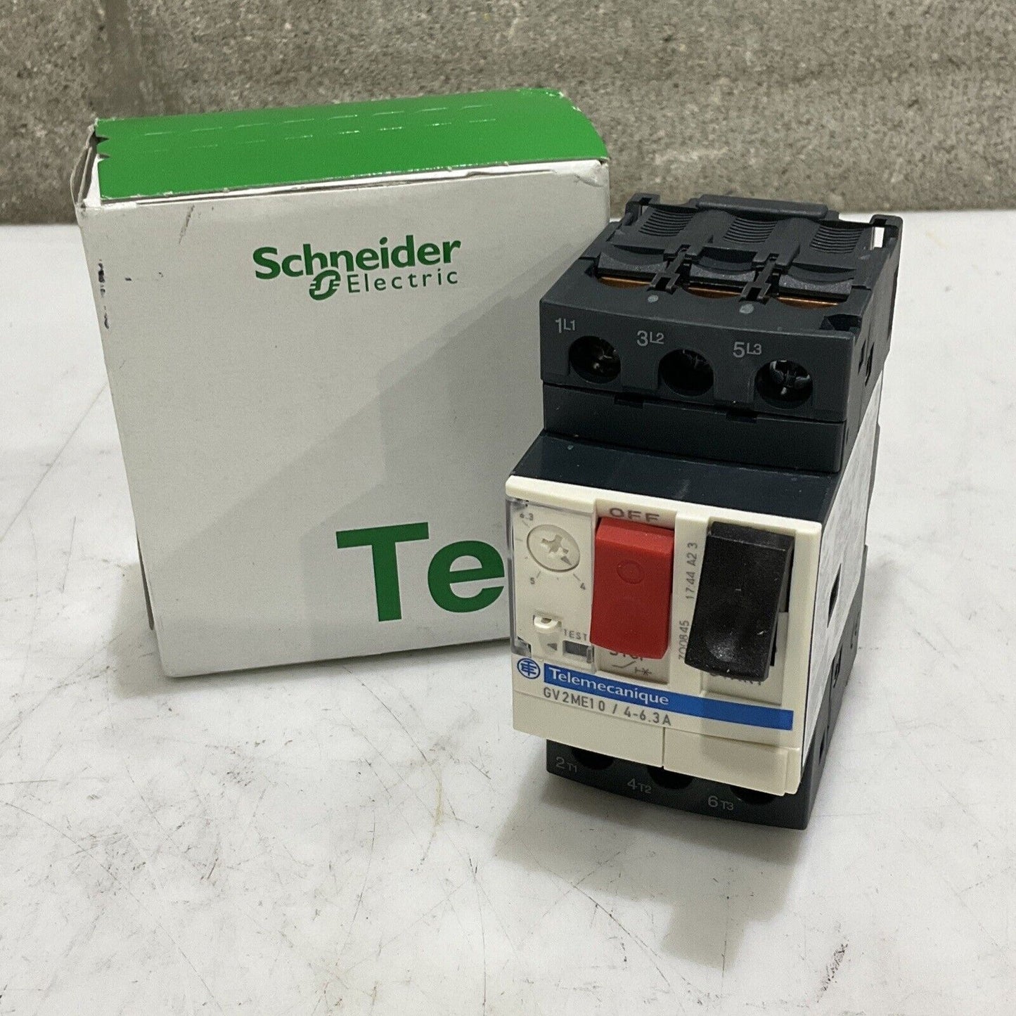 SCHNEIDER ELECTRIC TELEMECANIQUE GV2ME10 4-6.3A MINI CIRCUIT BREAKER U3S