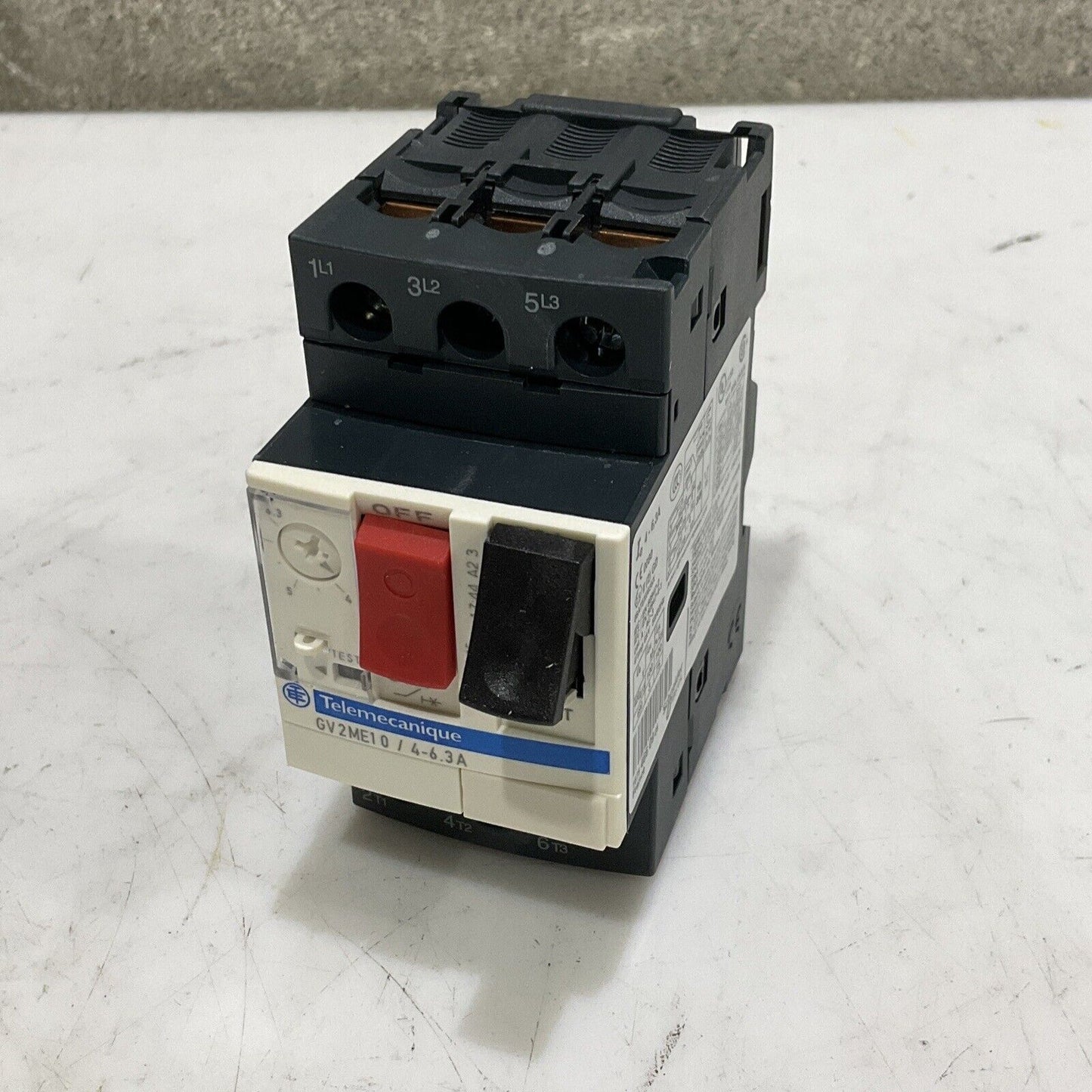 SCHNEIDER ELECTRIC TELEMECANIQUE GV2ME10 4-6.3A MINI CIRCUIT BREAKER U3S