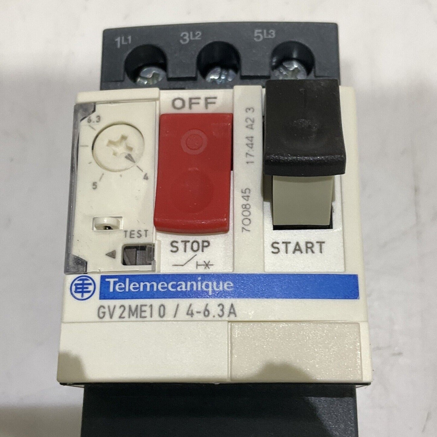 SCHNEIDER ELECTRIC TELEMECANIQUE GV2ME10 4-6.3A MINI CIRCUIT BREAKER U3S