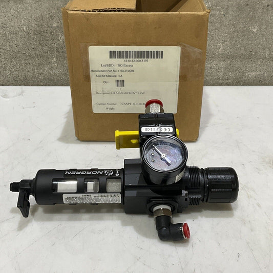NORGREN  B72G-3AK-QW3-RMG PNEUMATIC FILTER/ REGULATOR 150 PSIG U3S