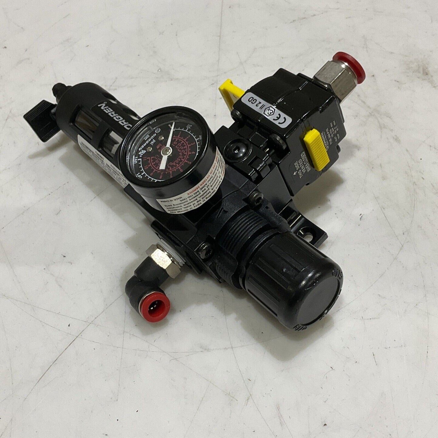 NORGREN  B72G-3AK-QW3-RMG PNEUMATIC FILTER/ REGULATOR 150 PSIG U3S