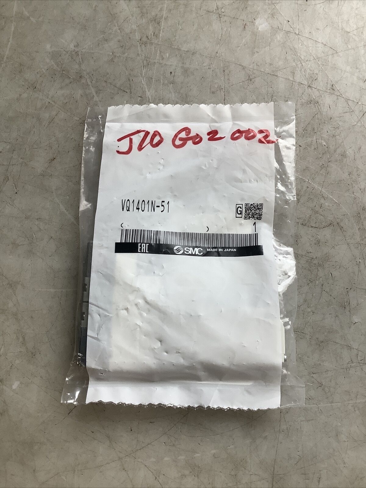 SMC VQ1401N-51 SOLENOID VALVE U3S