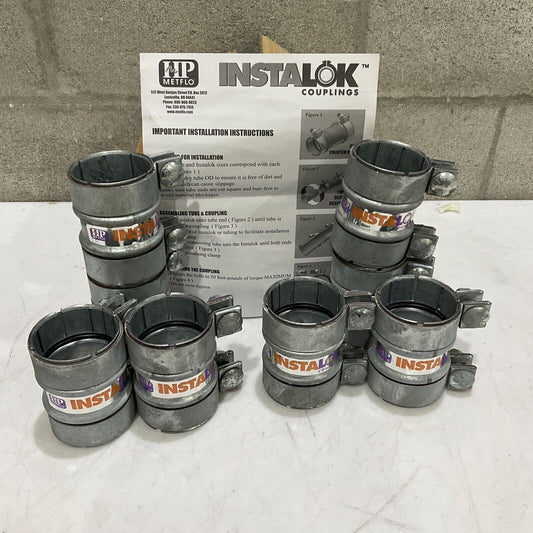 INSTALOK COUPLING CP25042B-16Z 2.5 BLK 2B 4IN 16 GA Z LOT OF 8 U3S