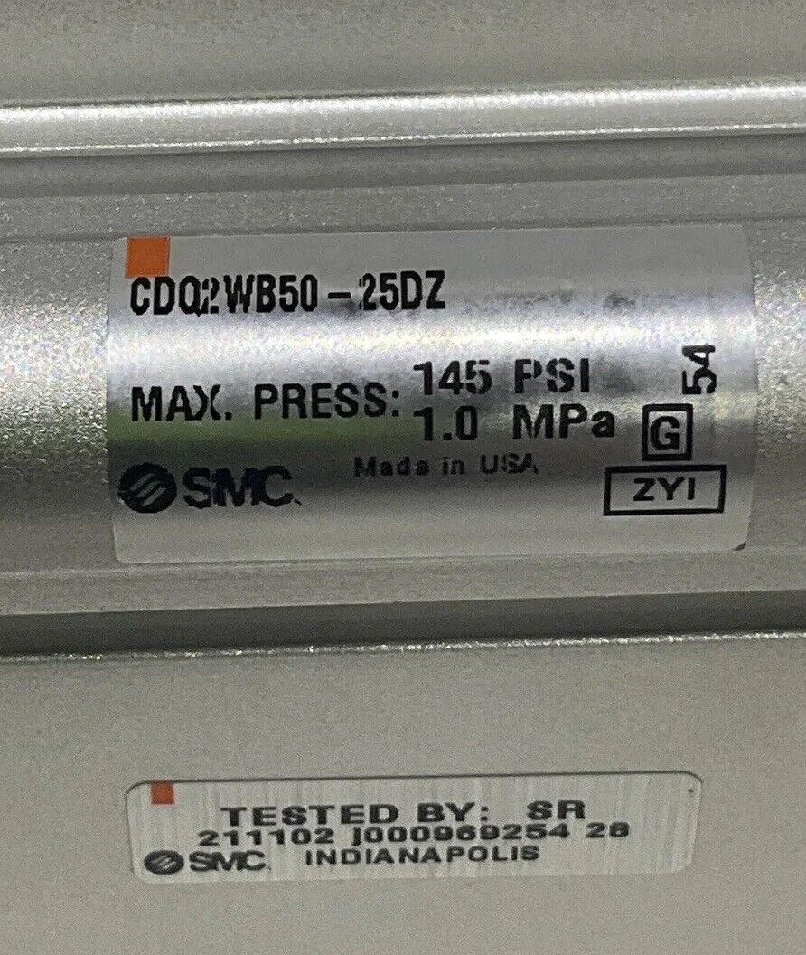 SMC CDQ2WB50-25DZ COMPACT AIR CYLINDER U3S