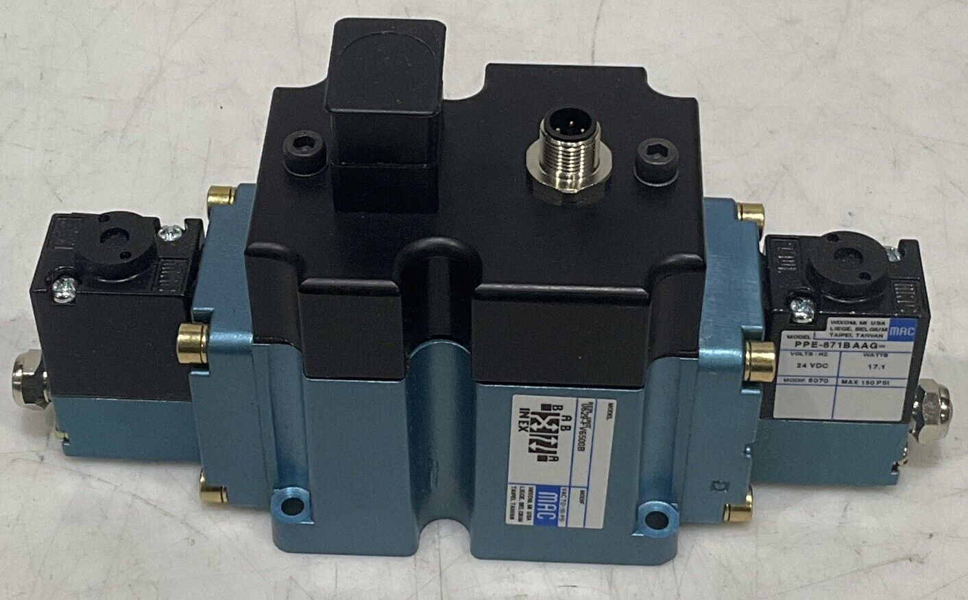 MAC 0629-FV6500B DOUBLE OPERATOR SOLENOID VALVE U3S