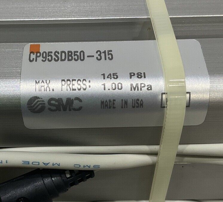 SMC CP95SDB50-315 DOUBLE ACTION FITTING PNEUMATIC CYLINDER U3S
