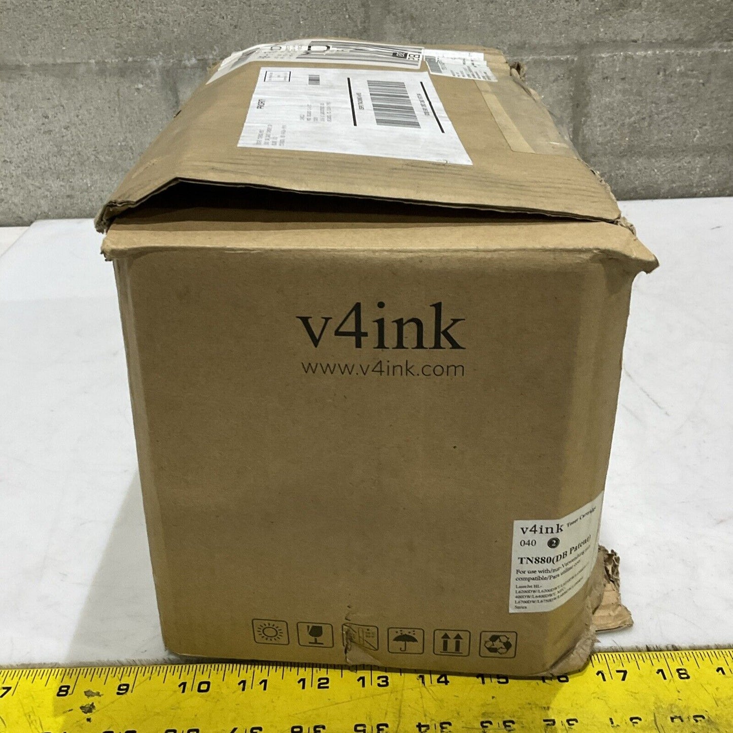 BROTHER V4INK TN880 HIGH YIELD TONER CARTRIDGE LOT OF 2 U3S