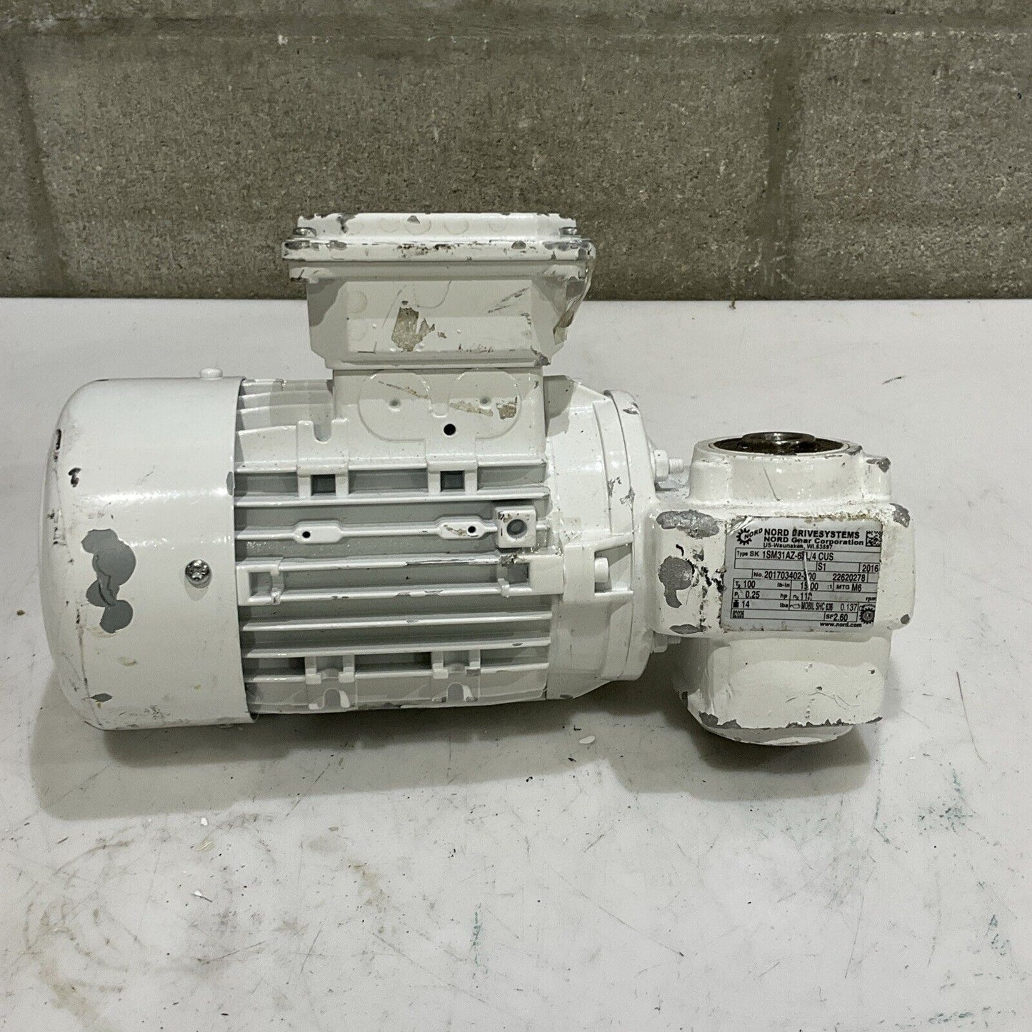 NORD 1SM31AZ-63L/4 CUS SK 63L/4 CUS GEAR MOTOR U4M