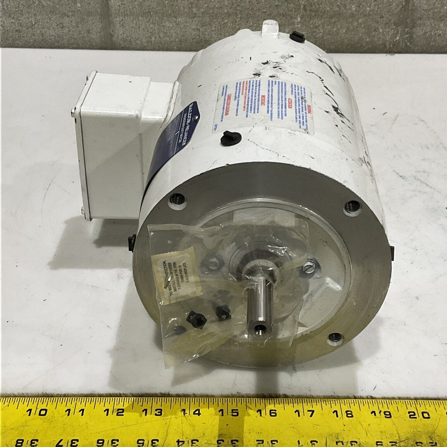 BALDOR RELIANCE CWDM3537 WASHDOWN DUTY MOTOR 208-230/460V 3450RPM .5 HP U4M