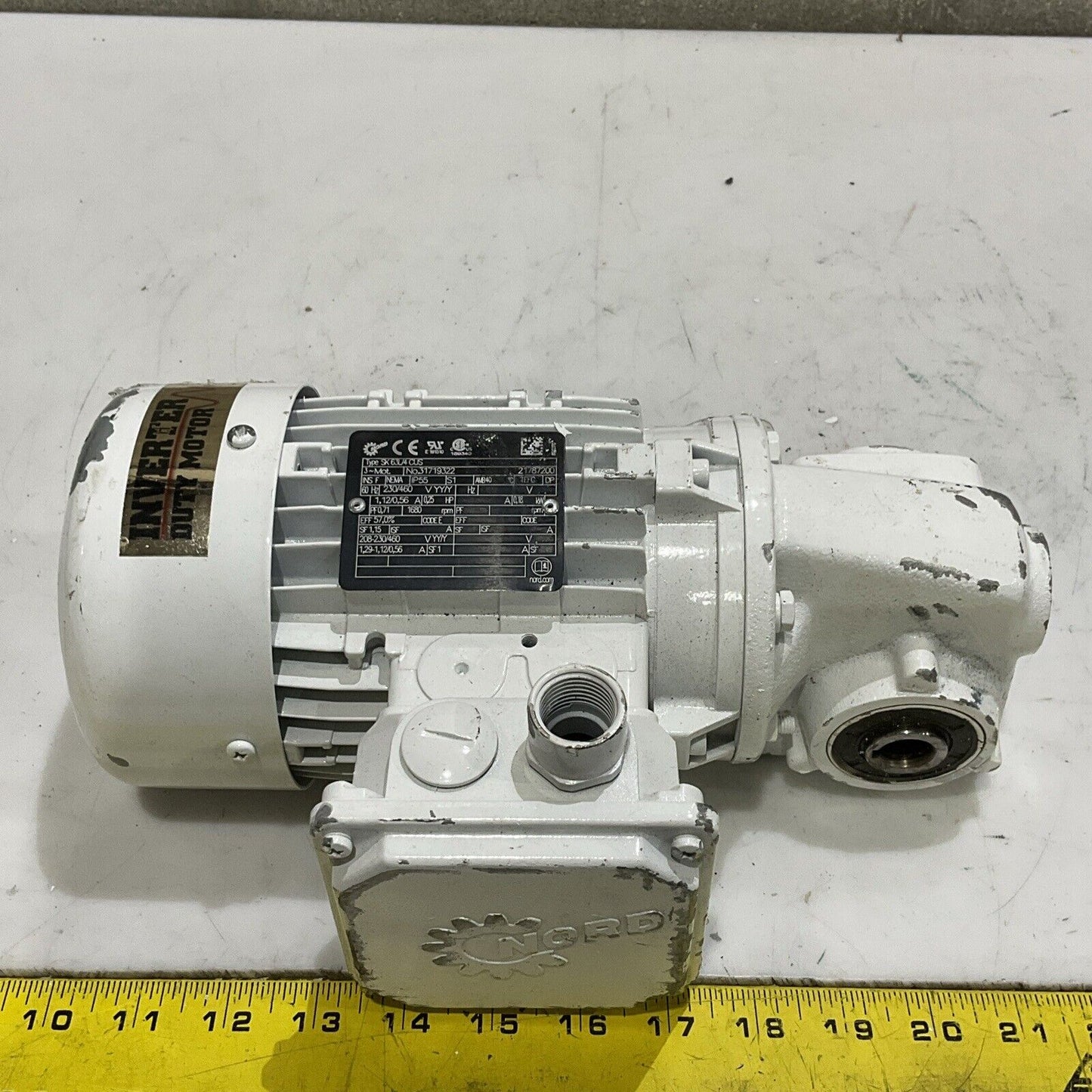 NORD 1SM31AZ-63L/4 CUS SK 63L/4 CUS GEAR MOTOR U4M