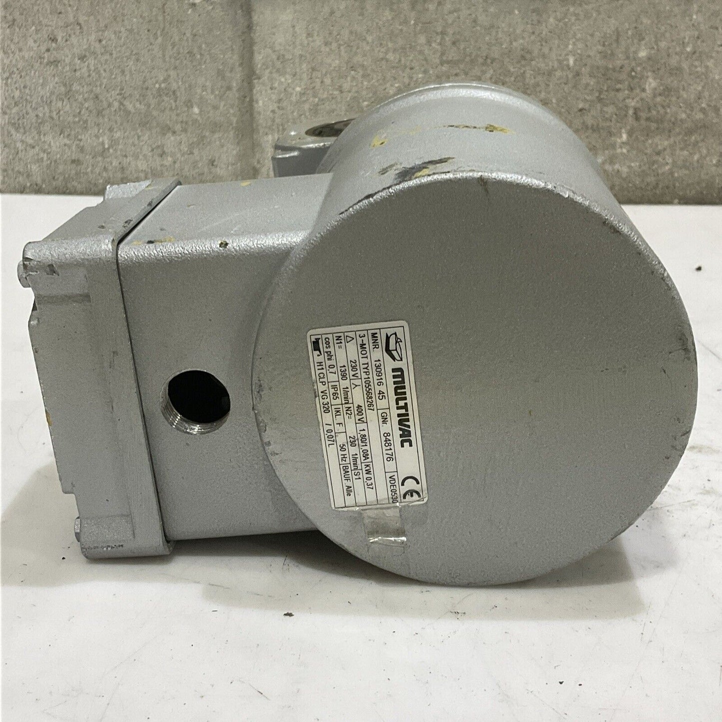 MULTIVAC 105568267 130916 WORM GEAR MOTOR 3-MOTOR 400V 50HZ U4M