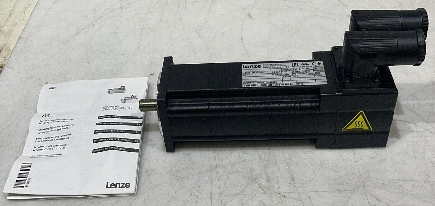 LENZE MCS06I41LRS0B0 SERVO MOTOR U3S