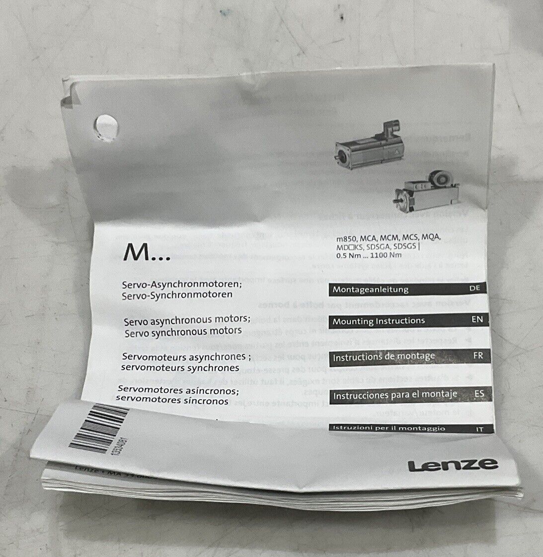 LENZE MCS06I41LRS0B0 SERVO MOTOR U3S