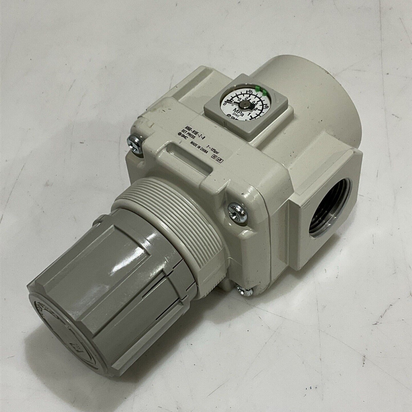 SMC AR60-N10E-Z-B PNEUMATIC REGULATOR 7-125 PSI  1” NPT U4M