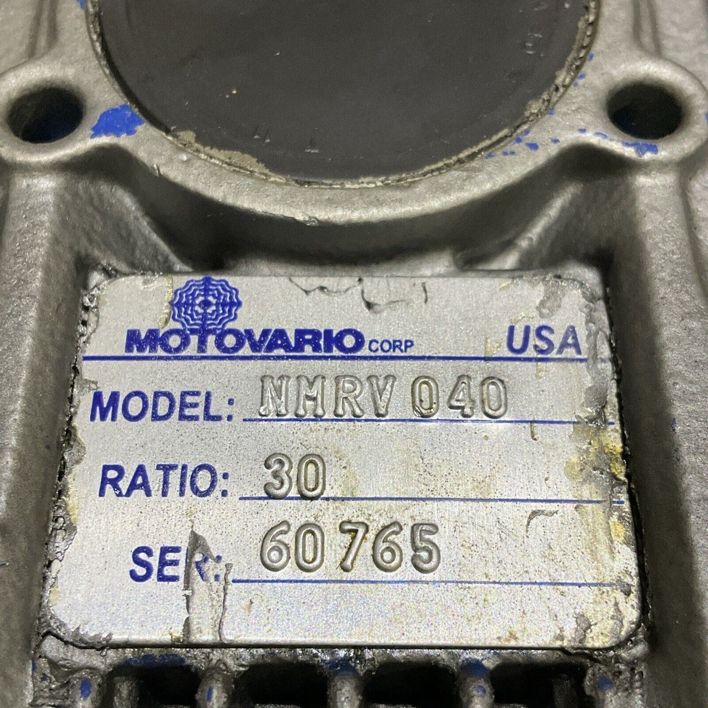 MOTOVARIO NMRV040 GEAR BOX RATIO 30 U4M