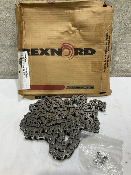 REXNORD 10353381 TABLE TOP CHAIN BC 63 SSL-DIA FDA LUBE 10 FT U4M