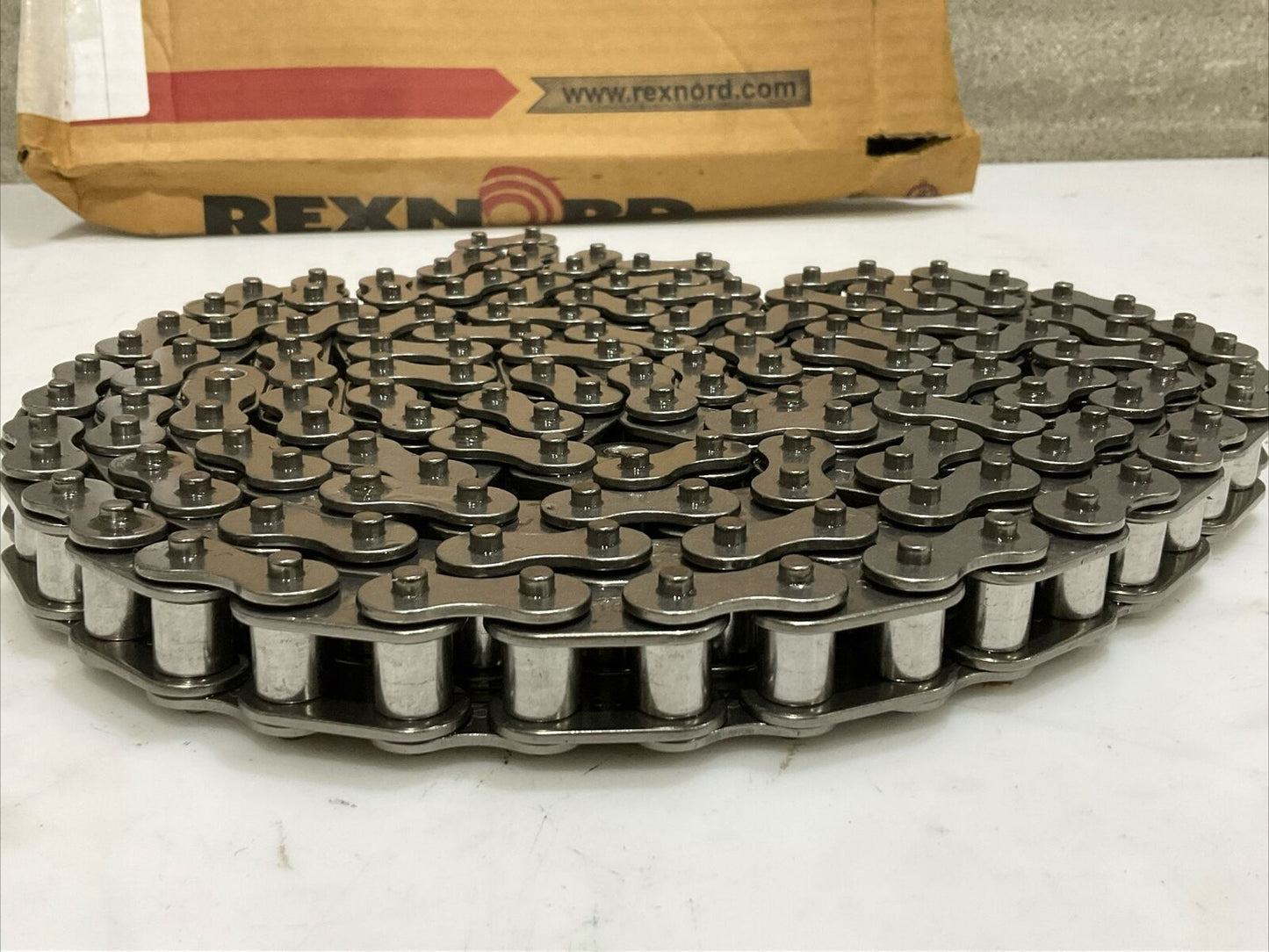 REXNORD 10353381 TABLE TOP CHAIN BC 63 SSL-DIA FDA LUBE 10 FT U4M